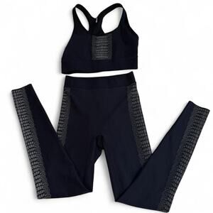 Ultracor Sexy Leggings Snake Print Black & Gray Women’s Size M Athliesure